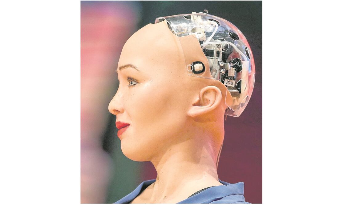 Sophia, el humanoide más avanzado del mundo, participará en el evento que se realizará en Puebla, del 16 al 18 de noviembre. Foto: ARCHIVO EL UNIVERSAL