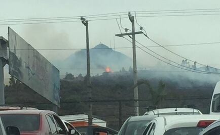 Controlan incendio en Sierra de Guadalupe
