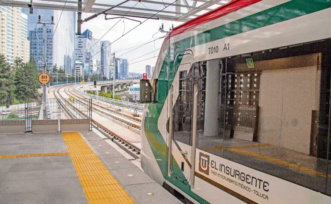 El tren ya corrió de Toluca a Observatorio; las pruebas seguirán por lo menos un mes: Presidenta. Foto: Especial