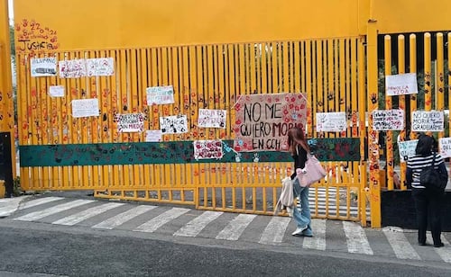 A un año del asesinato de Jesús Israel, alumnos del CCH Sur exigen no olvidar el hecho y rechazan violencia; piden que seguridad sea permanente