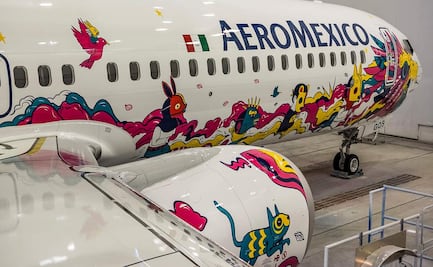 FOTOS: Kukulcán, el nuevo "embajador" de Aeroméxico por su 90 aniversario