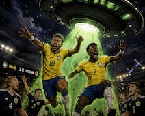 “Los marcianos llegaron ya y llegaron para llevarse a Neymar” Predicen abducción alienigena en el partido Brasil vs Escocia