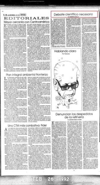 Heberto Castillo explicó en EL UNIVERSAL la propuesta de "ventiladores gigantes" que rechazó Sheinbaum