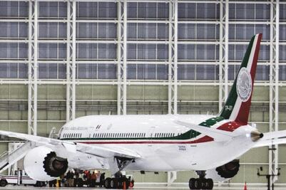 Presidencia tiene 24 transportes aéreos