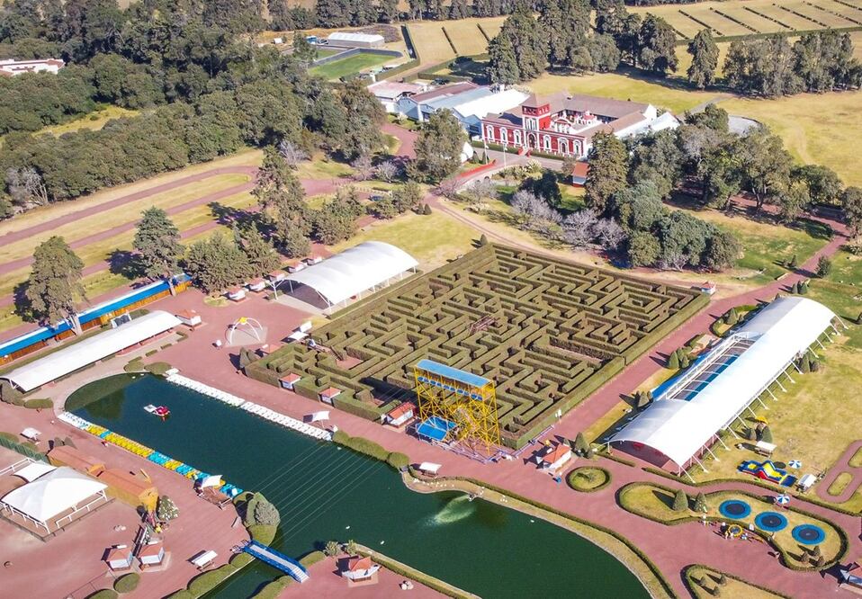 El laberinto de la Hacienda Panoaya mide casi 5 mil metros cuadrados. / Foto: Cortesía Hacienda Panoaya