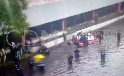 Lluvia deja seis inundaciones al norte de la CDMX