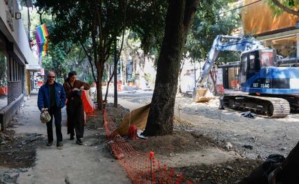Remodelan Zona Rosa; turistas muestra complicaciones al cruzar por áreas de peatonalización
