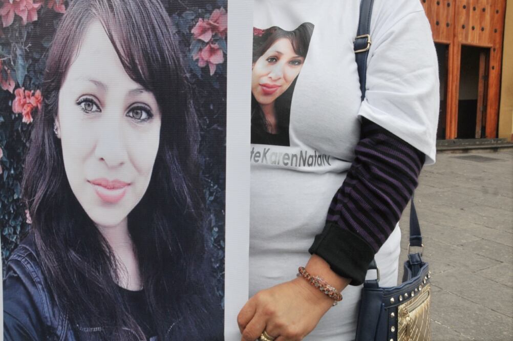 Familiares de Karen Nataly mantenían una intensa campaña en redes sociales y con manifestaciones para localizar a la joven desaparecida el 28 de abril. (ESPECIAL)