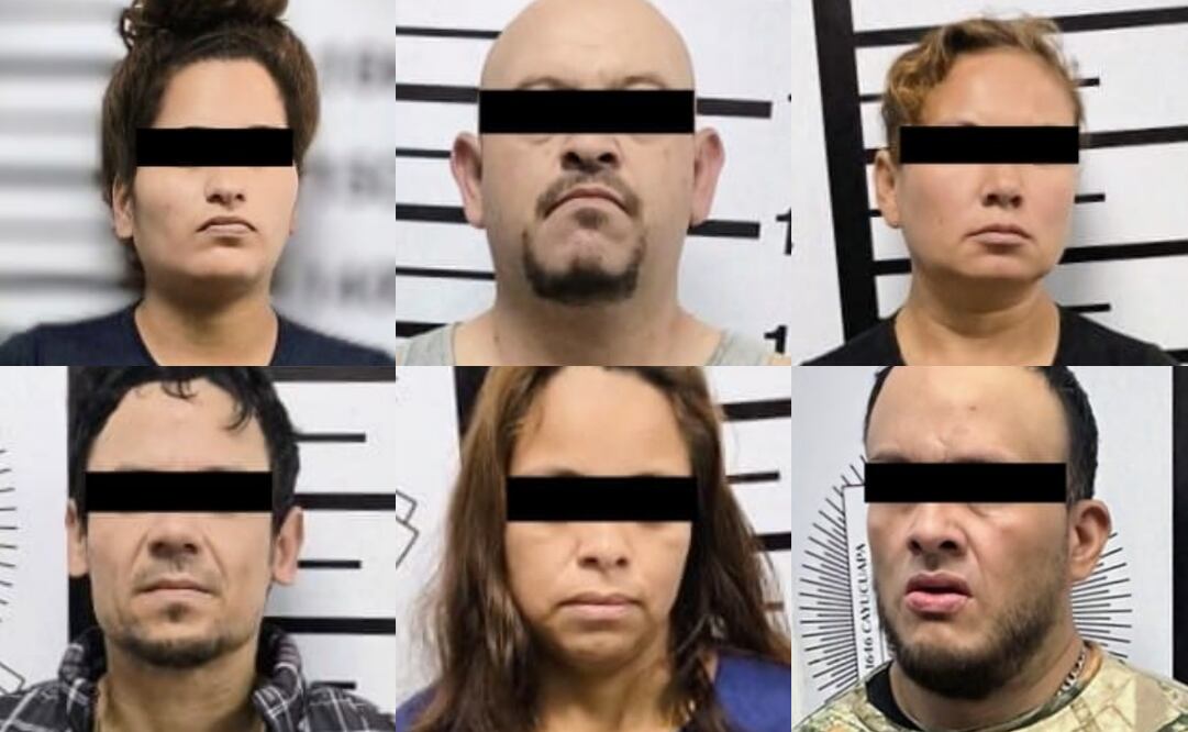 Un grupo de 10 presuntos narcomenudistas, con edades entre 47 y 20 años, entre fueron detenidos en Nuevo León. Fotos: Especiales/El Universal