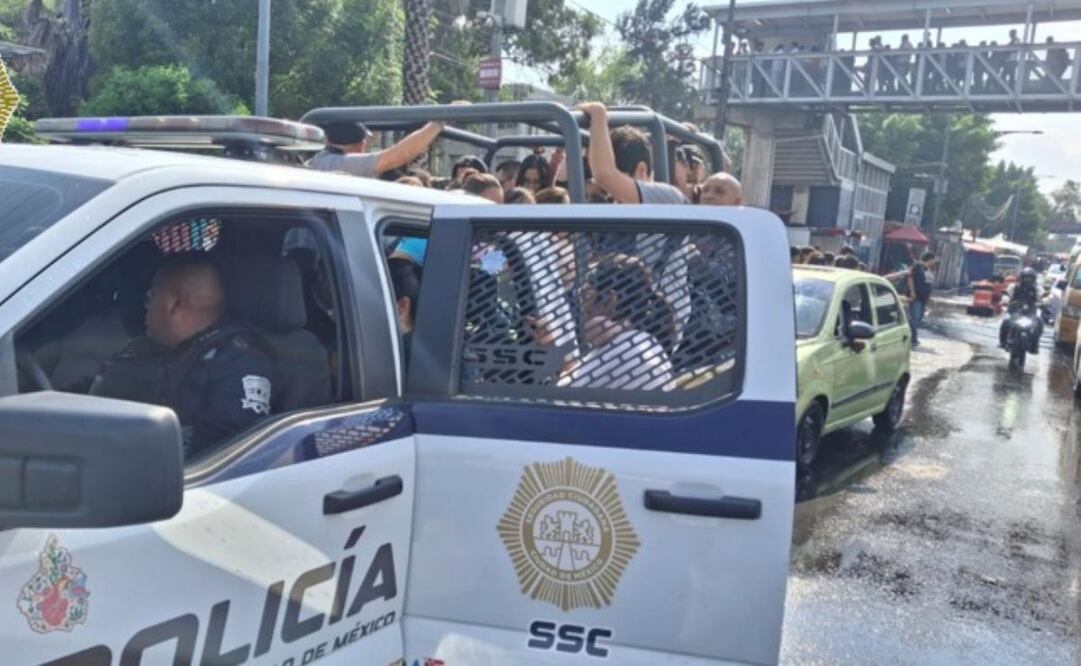 Lluvias provocan la suspensión de 6 estaciones de la Línea A del Metro; SSC apoya en el traslado de usuarios.
Foto: Especial.
