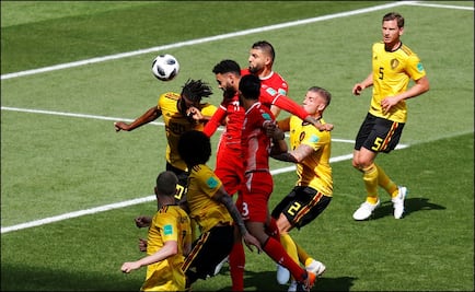 Gol de Bronn para el primer gol de Túnez (2-1) contra Bélgica