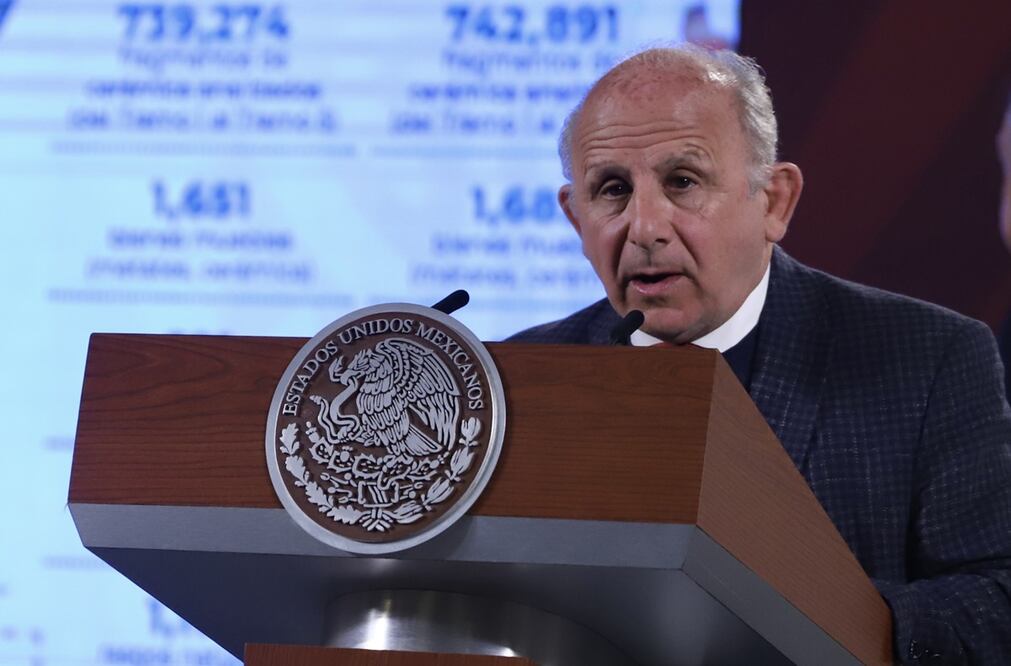 Diego Priento en la conferencia matutina del 12 de enero 2023. Foto: EL UNIVERSAL / Berenice Fregoso, archivo