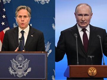 Blinken tacha de "total irresponsabilidad" la nueva doctrina nuclear de Putin