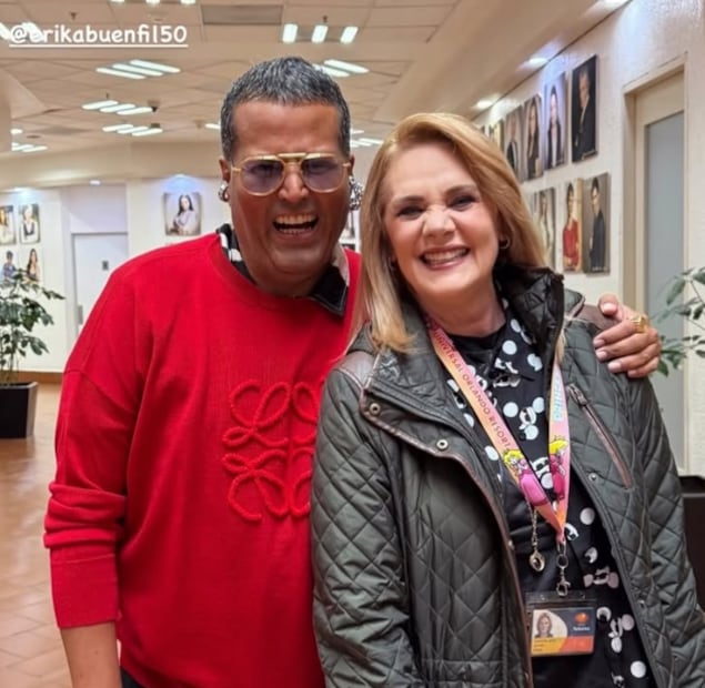 Aldo Rendón y Érika Buenfil.