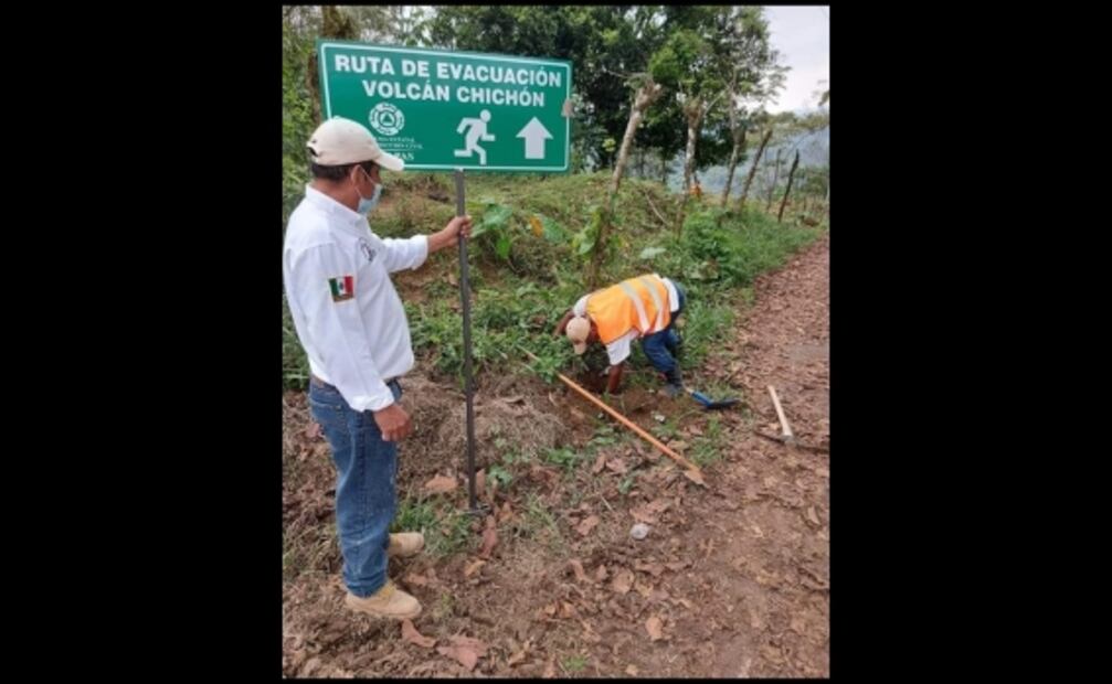 Conmemoran 40 años de las erupciones del volcán Chichonal en Chiapas