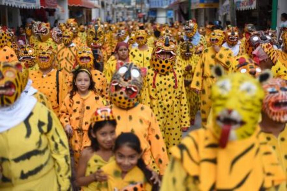 Pese a violencia, realizan tradicional “Tigrada” en Chilapa