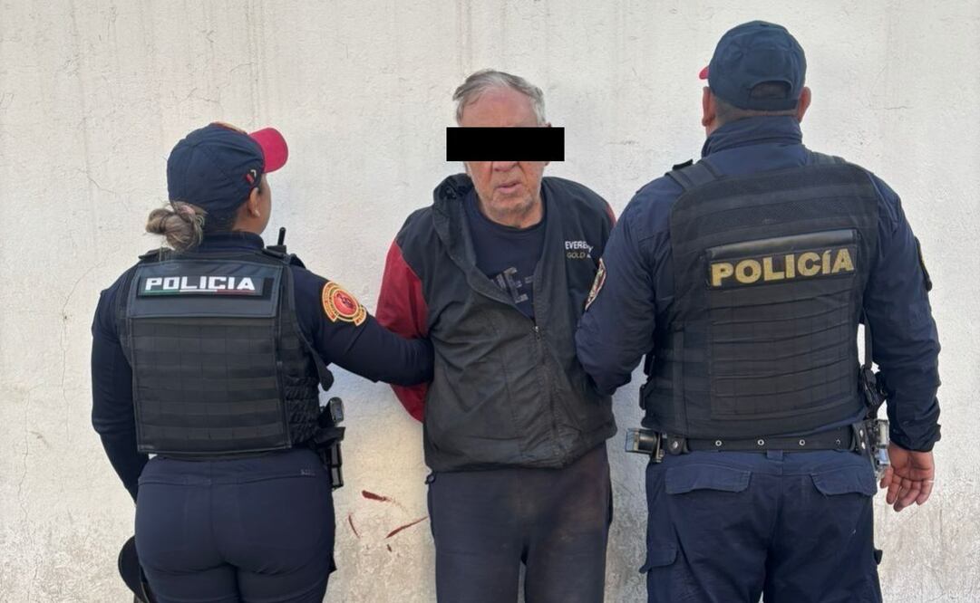 Adulto mayor es detenido por disparar contra escuela primaria (12/02/2025). Foto: Especial
