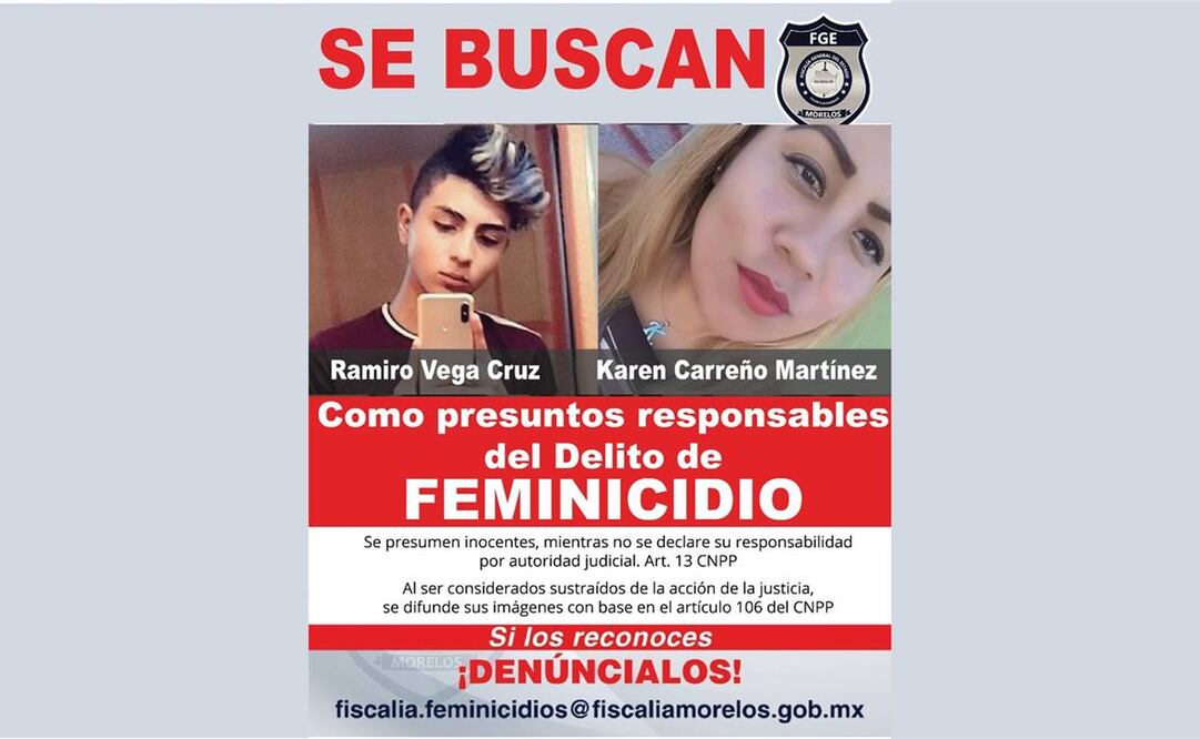 Obtienen nuevas órdenes de aprehensión contra homicidas de Margarita, en Morelos. Foto: FGE