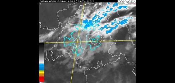 Prevén potencial de lluvias dispersas en el Valle de México