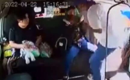 Caen sujetos que robaron laptop a joven; les suplicó por su tarea en asalto a combi