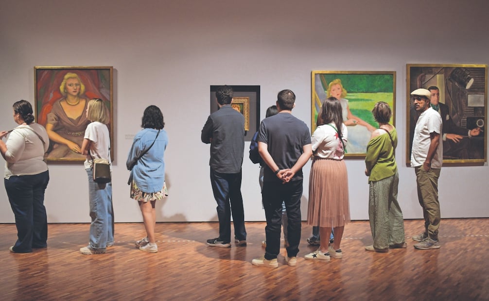 La exitosa exposición mostró importantes obras con declaratoria de Monumento artístico de creadores como Frida Kahlo, Diego Rivera, David Alfaro Siqueiros, José Clemente Orozco y María Izquierdo.. Foto: Santiago Cadena/ EL UNIVERSAL