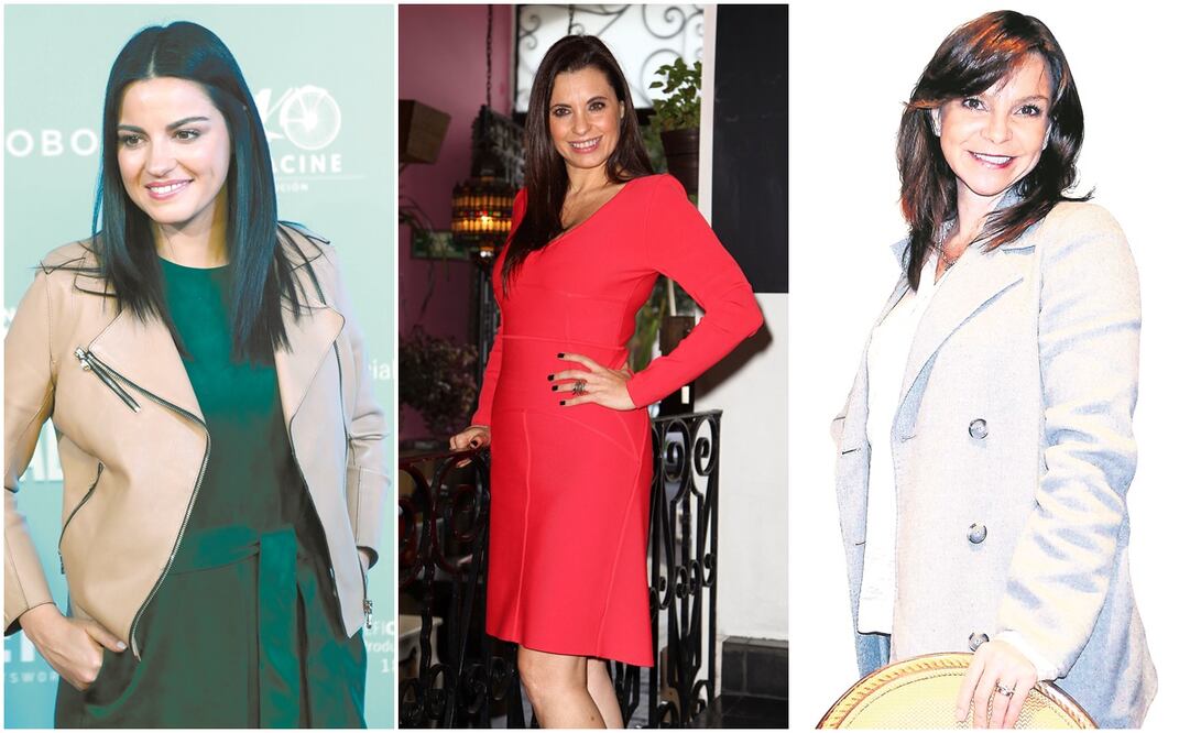 Maité Perroni, Yolanda Ventura y Mariana Garza. Fotos: Archivo