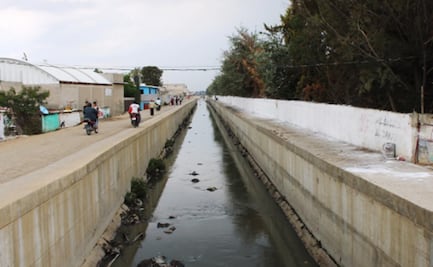 Conagua concluye revestimiento del Río Coatepec en Chimalhuacán