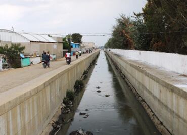 Conagua concluye revestimiento del Río Coatepec en Chimalhuacán