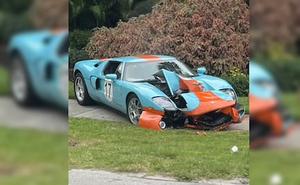 Choca su Ford GT de 14 millones por no saber manejar manual