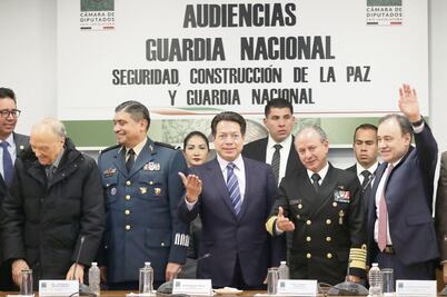Aceptan que Guardia tenga mando civil