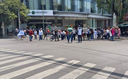 De nuevo, trabajadores de Mejoredu organizan protesta en sus instalaciones; exigen certeza de sus derechos laborales