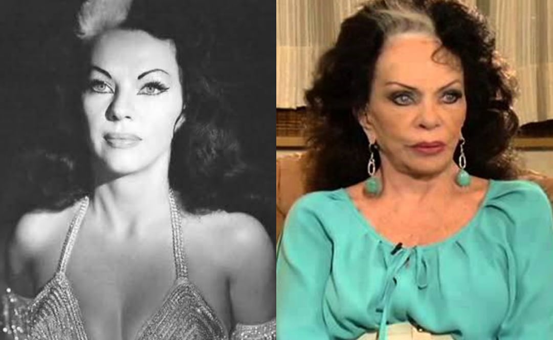 Muere la actriz Tongolele. Foto: Redes sociales y captura de video