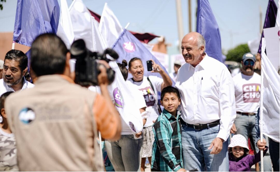 El candidato independiente acudió a varias zonas populares de Ciudad Juárez. /Especial