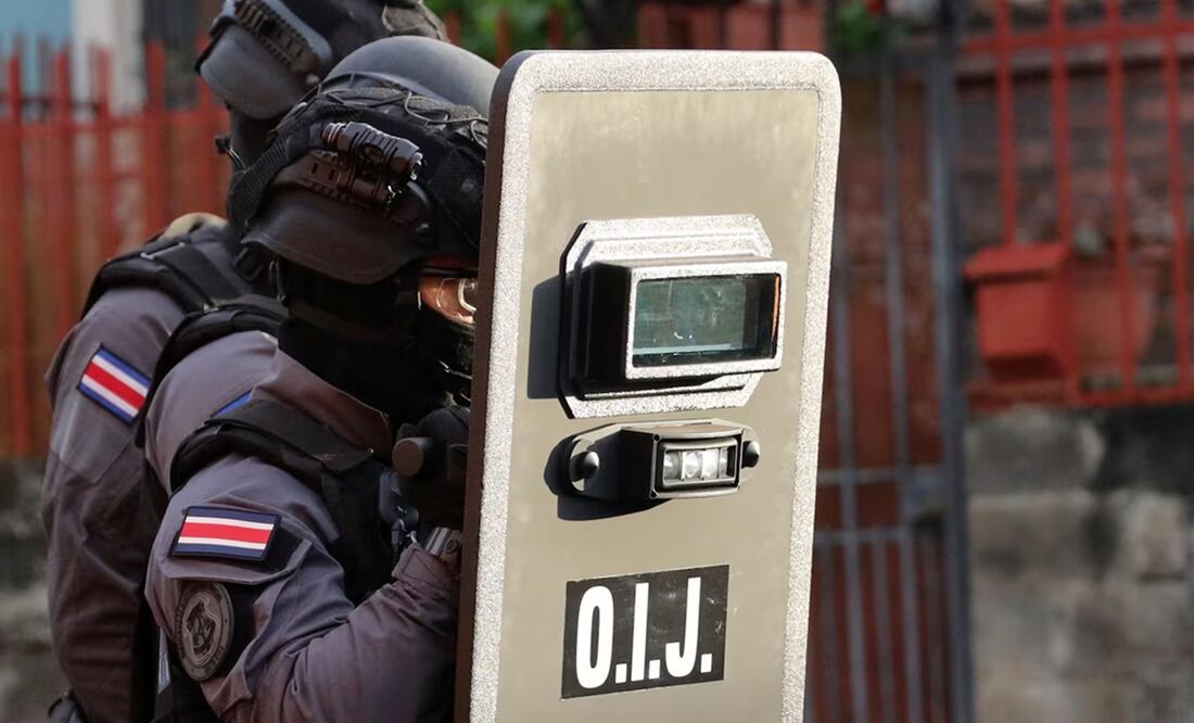 Este martes se realizaron más de 60 allanamientos contra el Cartel del Caribe Sur en Costa Rica. FOTO: ALONSO TENORIO. LA NACIÓN. COSTA RICA / GDA