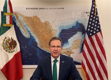 Esteban Moctezuma se mantiene al frente de la Embajada de México en EU; Sheinbaum decidirá mi permanencia, dice