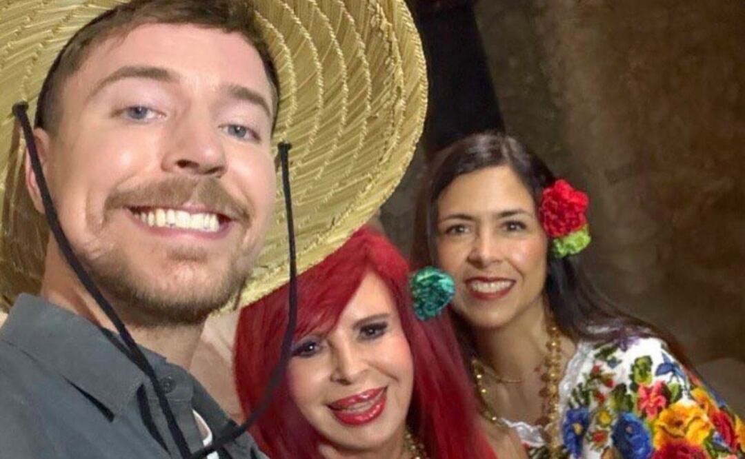 El creador de contenido estuvo con la gobernadora de Campeche durante su visita a México. Foto: Instagram