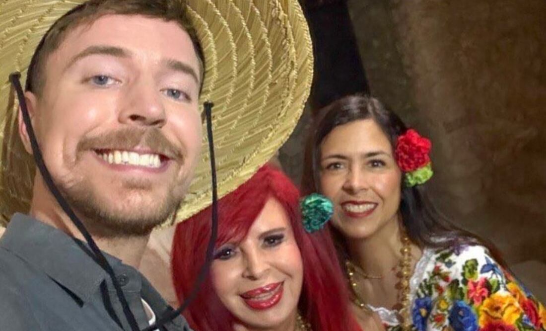 El creador de contenido estuvo con la gobernadora de Campeche durante su visita a México. Foto: Instagram