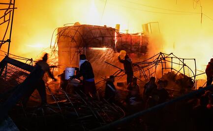 Hay cerca de 2 mil afectados por incendio en mercado de La Merced: Sheinbaum
