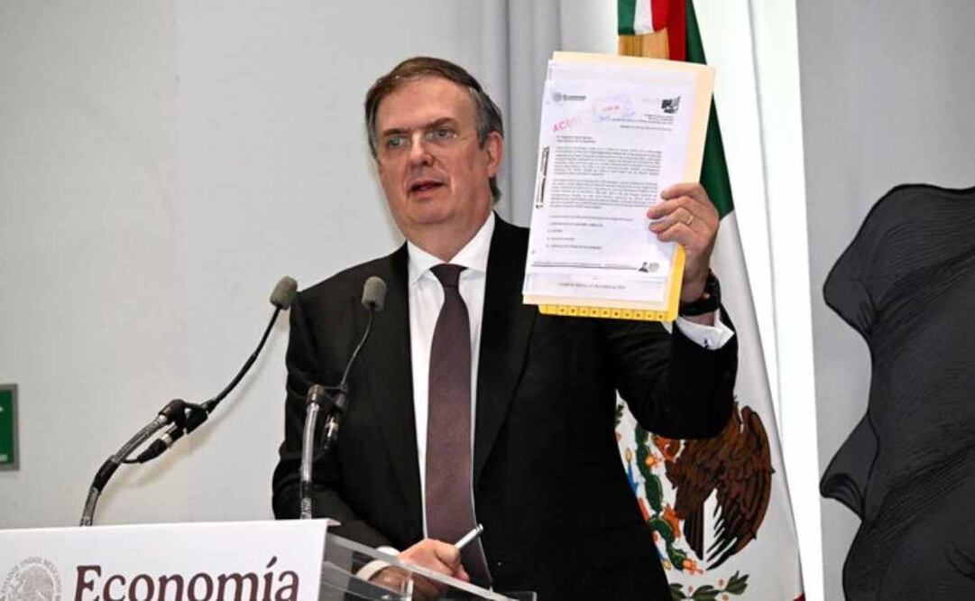Ebrard presenta denuncia ante la FGR contra plaza Izazaga para extinción de dominio. Foto: X @m_ebrard