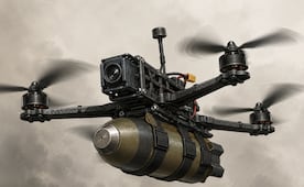 VIDEO: Dron persigue y le explota a un vendedor de verduras en Ucrania, sobrevivió al ataque