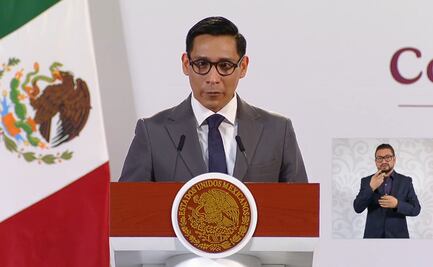 Sheinbaum estrena “el detector de mentiras” en su conferencia; el presentador es Miguel Ángel Elorza