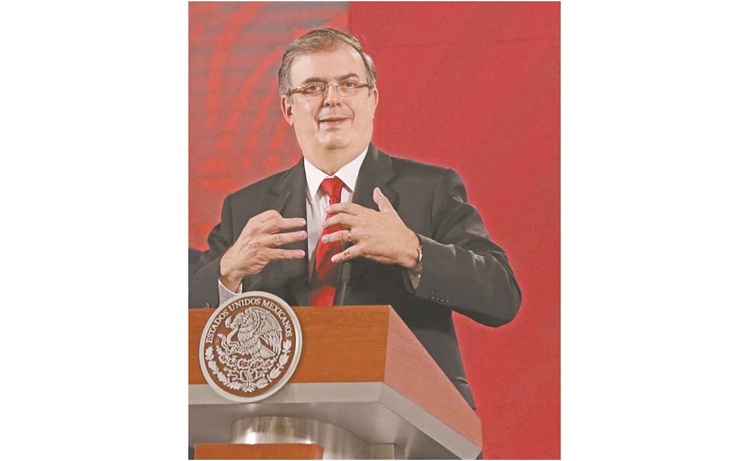 Marcelo Ebrard dialogó con el fiscal William Barr. CARLOS MEJÍA. EL UNIVERSAL