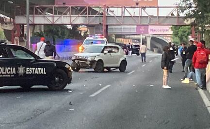 Choque entre 2 autos deja un muerto y tres lesionados en Periférico Norte