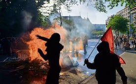 Arranca cumbre del G7 en Francia precedida de fuertes disturbios