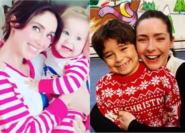 Mamás famosas despiertan el espíritu navideño en sus pequeños