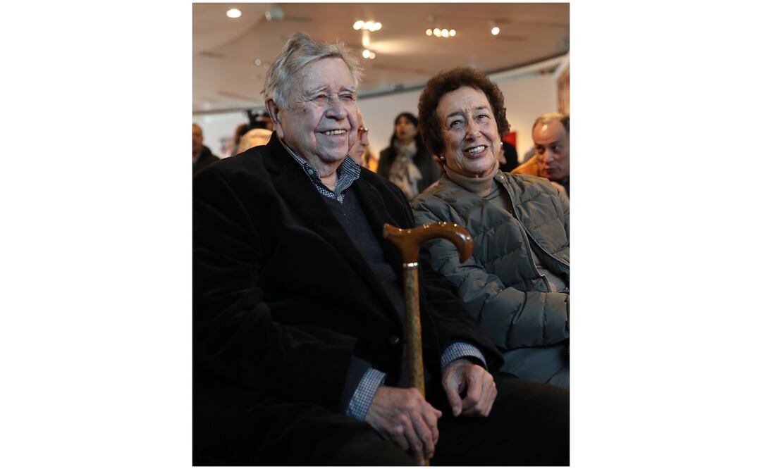 Manuel Felguérez y su esposa Mercedes Oteyza. Foto: Archivo