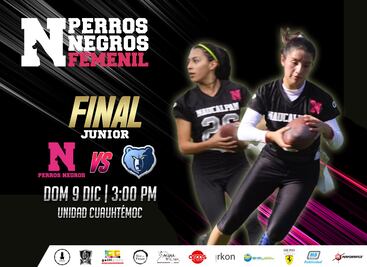 Perros Negros por el título de Flag Football