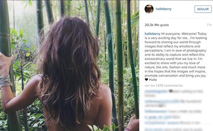 Halle Berry debuta en redes con foto "topless"