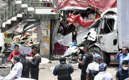 Vinculan a proceso a conductor de camión que atropelló a 5 personas sobre la carretera Naucalpan-Toluca