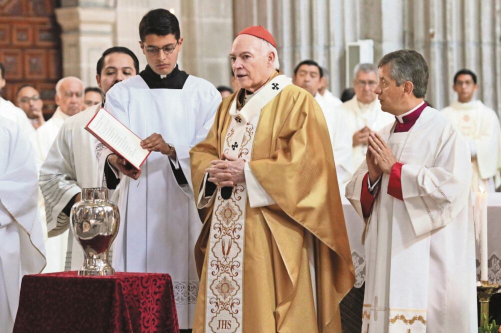 El cardenal Carlos Aguiar Retes afirmó que para la Iglesia es prioridad escuchar la voz de los niños y jóvenes. / ARCHIVO EL UNIVERSAL